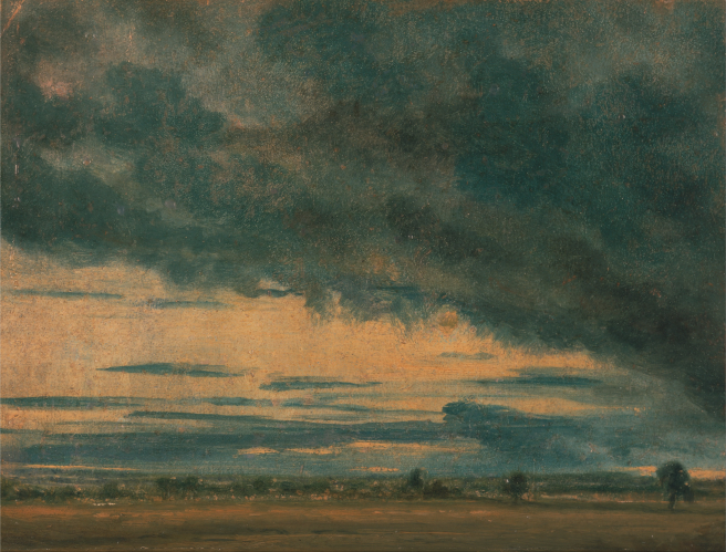 John Constable - Evening Landscape after Rain (c 1821)