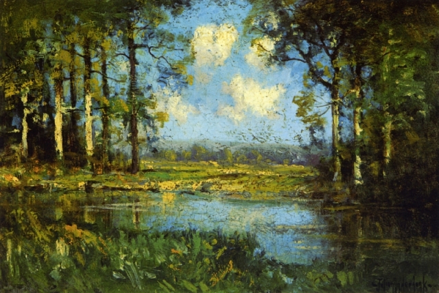 Julian Onderdonk - The Woodland Pool (1908)