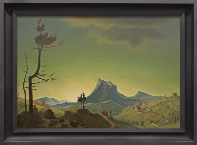 franz-sedlacek--evening-landscape-1933