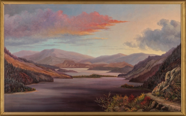 Grafton Tyler Brown - Long Lake [Now called Kalamalka Lake] B.C. (1883)